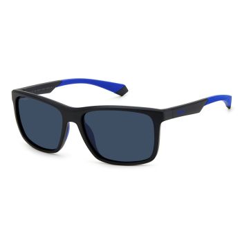 Polaroid PLD 7043/S OVK 57 C3 napszemüveg, Matte Black Blue
