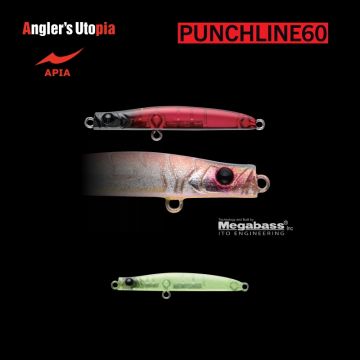 Vobler Apia Punch Line 60, 5gr, 60mm, 12 Clear Chart Glitter