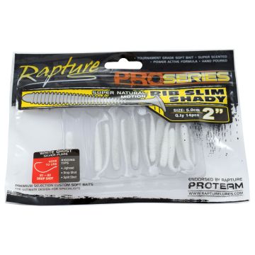 Shad Rapture RIB Slim Shady, White Ghost, 5cm, 14db/csomag