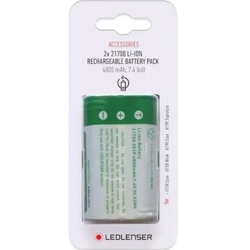 Ledlenser 21700 Li-Ion akkumulátor, 4800mAh H15Rcore/H19Rcore-hoz