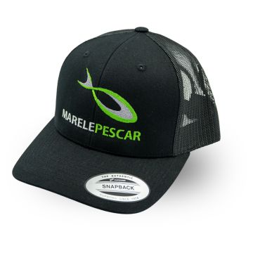 Retro Trucker sapka, Black, Marime Universala