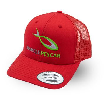 Draculafishing Retro Trucker sapka, Red, univerzális méret
