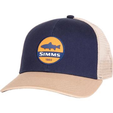 Sapca Simms Trout Patch Trucker Navy