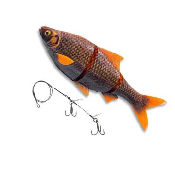 Swimbait Savage Gear 3D Line Thru Roach,Black, 25cm, 206g