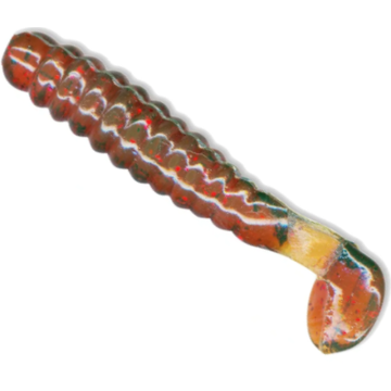 Grub Slider Fishing 1.5" Crappie Grub, Motor Oil, 3.8cm, 15db/csomag