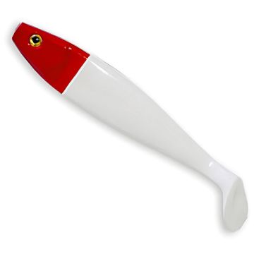 Shad Delalande GT, Blanc Tete Rouge 9cm, 2buc/plic