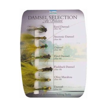 Shakespeare Sigma Fly Selection 4 Damsel Nymphs legykészlet