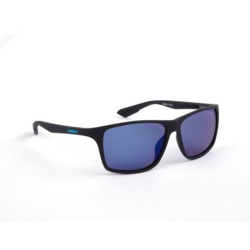 Ochelari de Soare Polarizati Shimano Eyewear Technium Matte Black & Blue Mirror