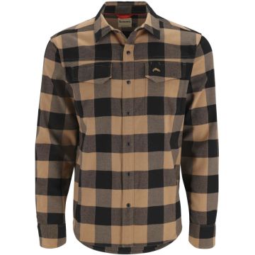 Simms Gallatin Flaneling Ing, Szín Cork Buffalo Check