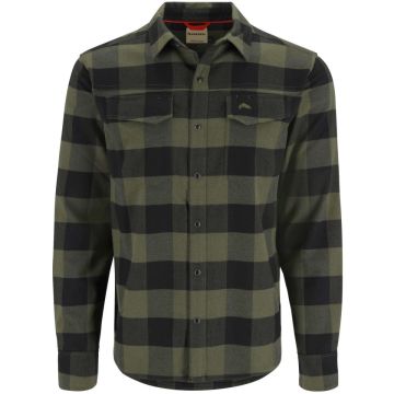 Simms Gallatin Flannel ing, Loden Buffalo Check színben