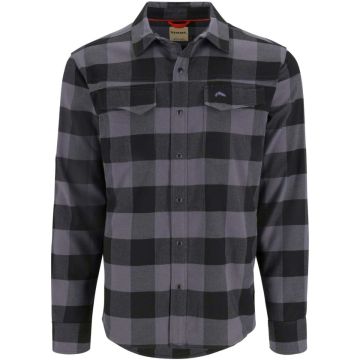 Simms Gallatin Flannel ing, Slate Buffalo Check színben