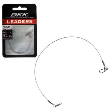 Struna BKK 7x7 Wire Leader Allround Duolock Snap, 2buc/plic