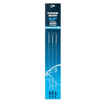 Montura Nash Fluoro Ronnie Rig Boom, 30lbs/13.6kg, 3buc/plic