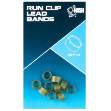Banda de Cauciuc Nash Run Clip Lead Band, 10buc/plic