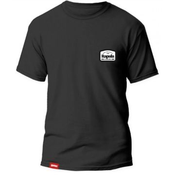 Póló Rapala Black Unmatched Quality T-Shirt, Negru