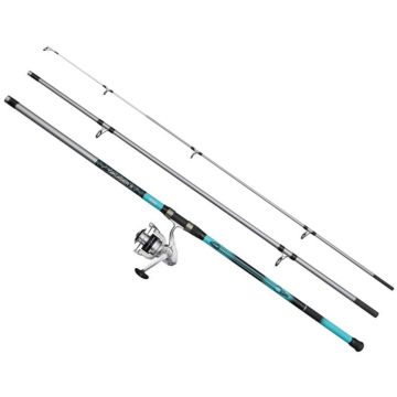 Combo Mitchell Tanager 3 SW Surfcasting, 4.50m, 100-200g, 3buc + Mulineta Tanager SW 7000 