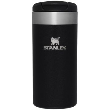 Sticla Termoizolanta de Apa Stanley The AeroLight Transit Bottle, Black Metallic, 0.35L