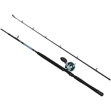 Combo Lanseta Penn Warfare II Boat, 2.13m, 20-30lb, 2buc + Multiplicator Penn Warfare II