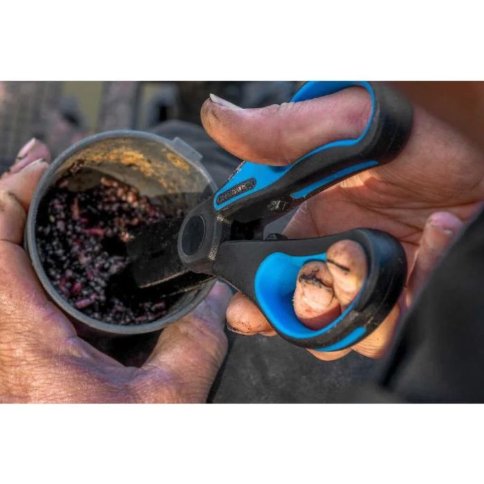Foarfeca pentru viermi Preston Worm Scissors Double Bladed Carp Fishing 3