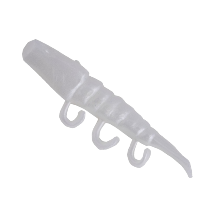 Csali Berkley Gulp Saltwater Turbo Shrimp, Pearl White, 10cm, 4db/csomag