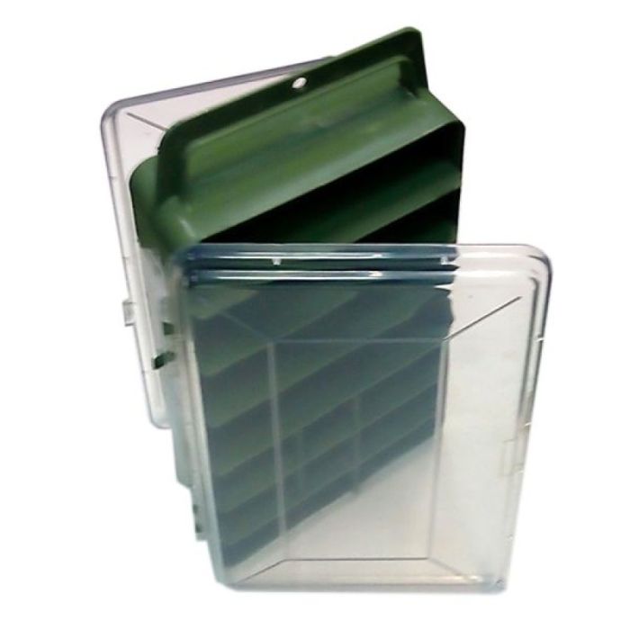 Formax Plastic tárolódoboz, 26.5x16x7.5cm, Szín Verde/Transparent 2