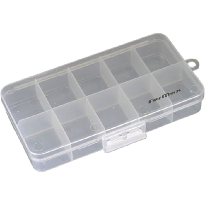 Cutie Formax Plastic, 17.5x9.5x3cm, Culoare Alb/Transparent