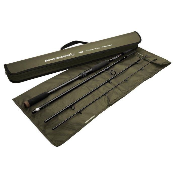 Savage Gear SG4 Medium Game Travel Rod bot, 2,15 m, 10-40 g, 4 részes 8