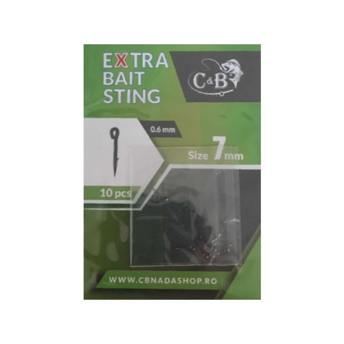 Spin pentru Momeala C&B Extra Bait Sting, 7mm, 10buc/plic