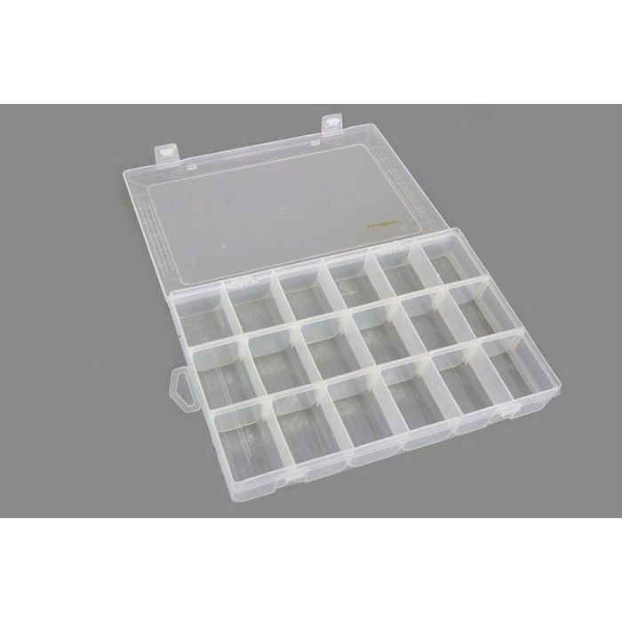 Cutie Formax Plastic, 27x18x4cm, Culoare Alb/Transparent 2