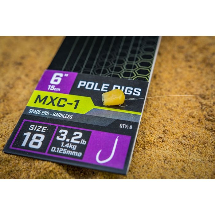 Riguri Matrix MXC-1 Barbless Standard Pole Rig, 15cm, 8buc/plic 6