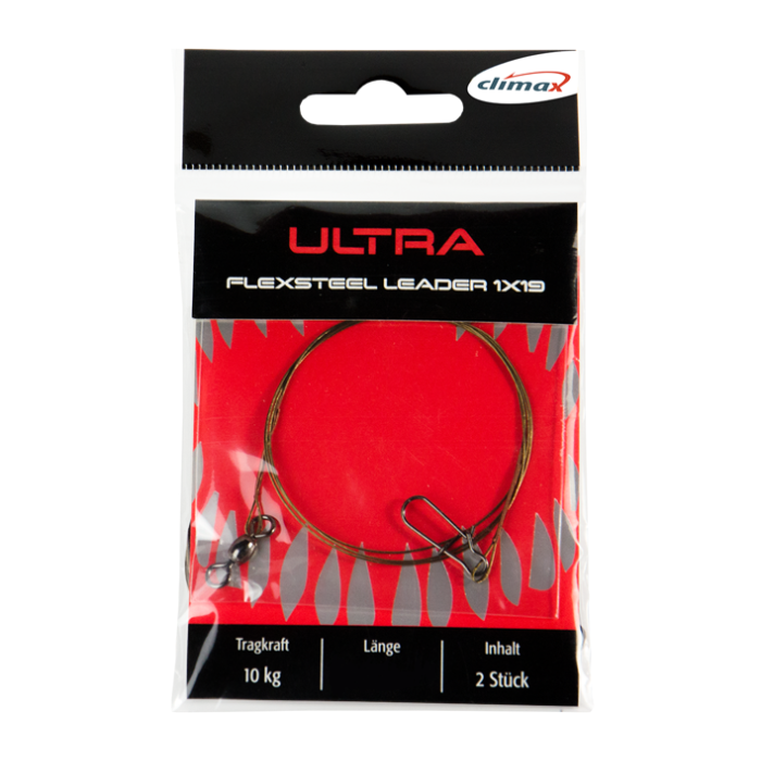 Struna Otel Climax Flexsteel Leader 1x19, 30cm, 2buc/plic 2