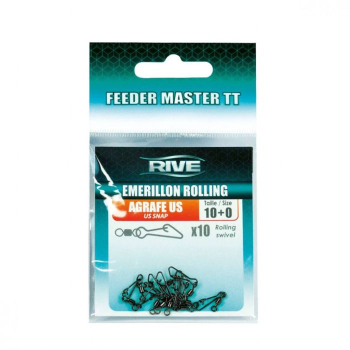 Agrafa cu Vartej Rive Emerillon US Rolling, 10buc/plic