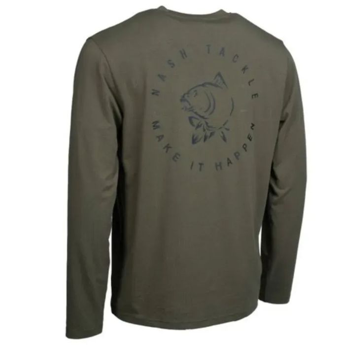 Nash Make It Happen Carp Logo póló, Zöld 2