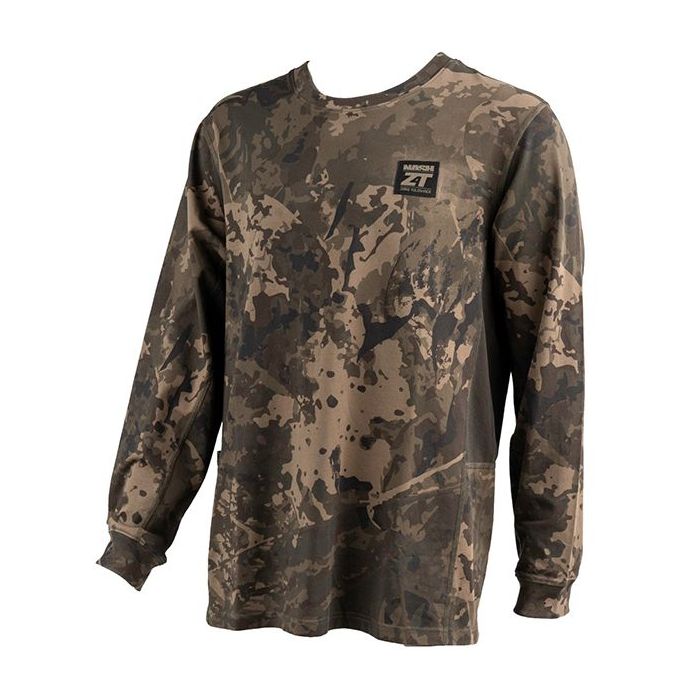 Bluza Nash ZT Lite Luxe Long Sleeve T Shirt Camo
