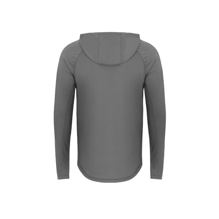 Bluza Protectie Solara Korda UPF Hooded Top, Charcoal 2