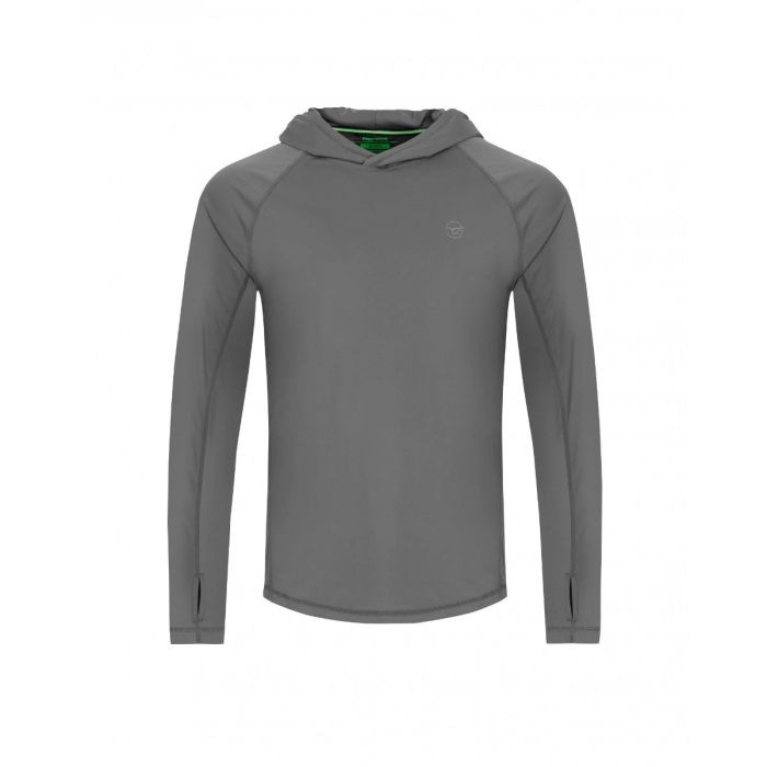 Bluza Protectie Solara Korda UPF Hooded Top, Charcoal
