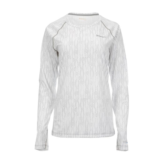 Bluza Simms Women Solar Flex Crewneck Lily Pad White