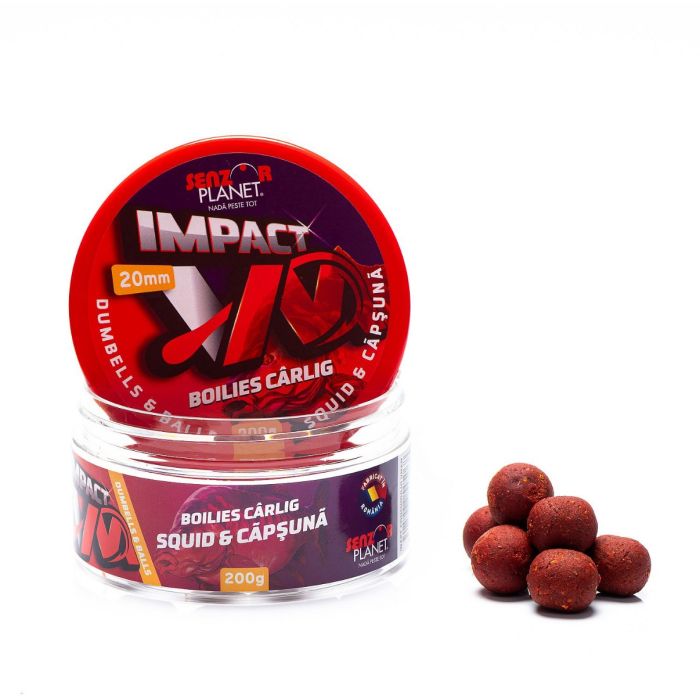 Boilies Carlig Senzor Impact VM Dumbells & Balls, 200g