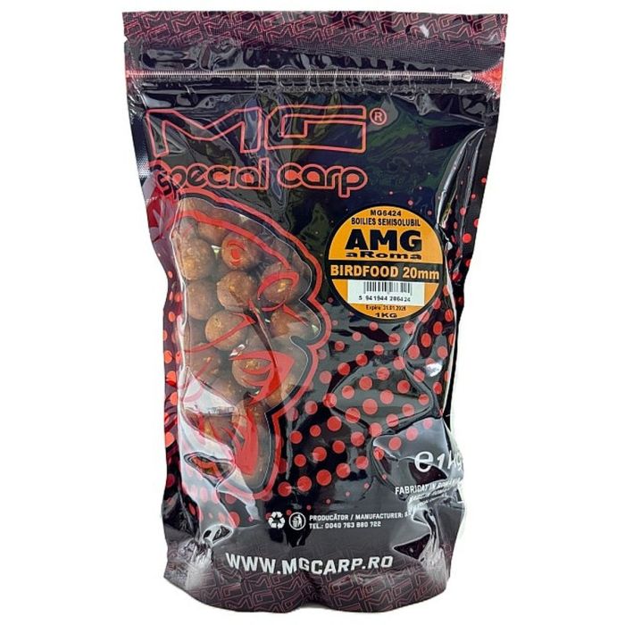 Boilies MG Carp Semisolubil Birdfood, 20mm, 1kg 3