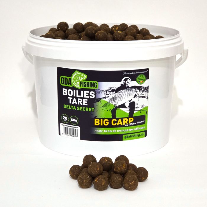 Boilies Tare GDA Fishing Delta Secret Big Carp, 24mm, 5kg