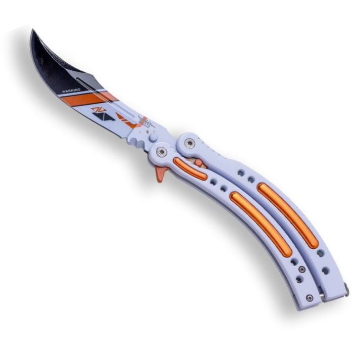Briceag Butterfly Joker Counter Strike GO Kétszínű, Alumínium Markolat, 10 cm-es Penge