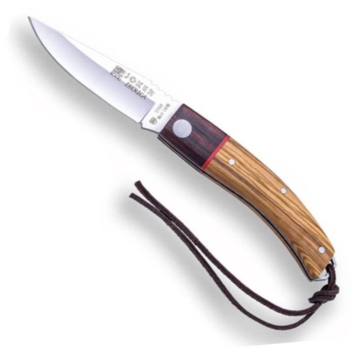 Briceag Pliabil Joker Iberica, Maner Lemn Maslin, Lama 7.5cm