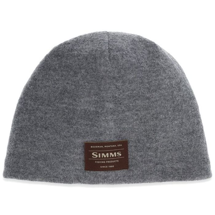 Caciula Simms Hayward Wool Beanie, Gunmetal