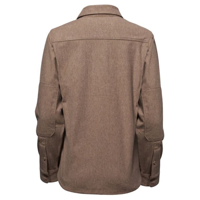 Női Simms Tailout Knit LS Shirt, Silt Heather 2