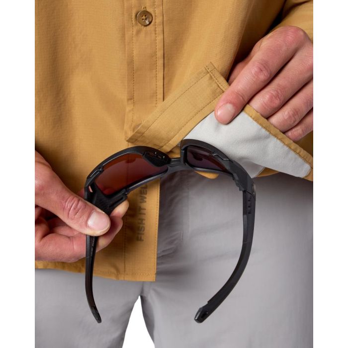 Camasa Simms Men's Guide Fishing Shirt, Sepia 5