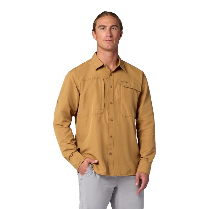 Camasa Simms Men's Guide Fishing Shirt, Sepia 3