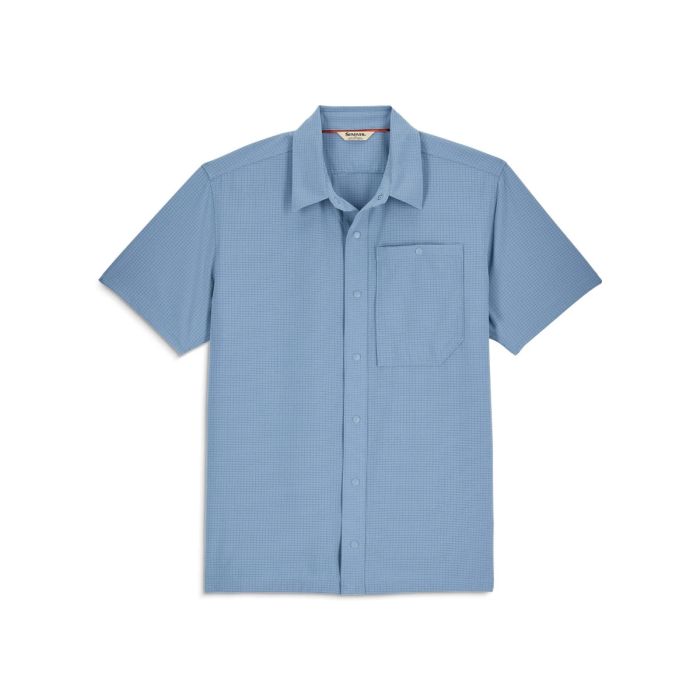 Camasa Simms Tailout Air Short Sleeve Shirt, Albacore