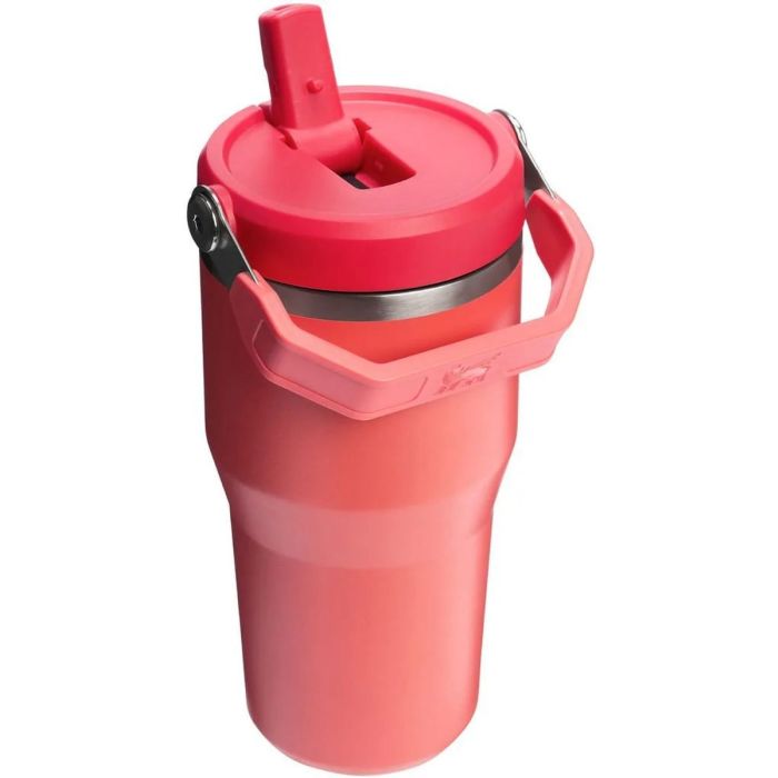 Stanley The IceFlow Flip Straw 2.0 termoszbögre, 0.6L, Hot Coral 2