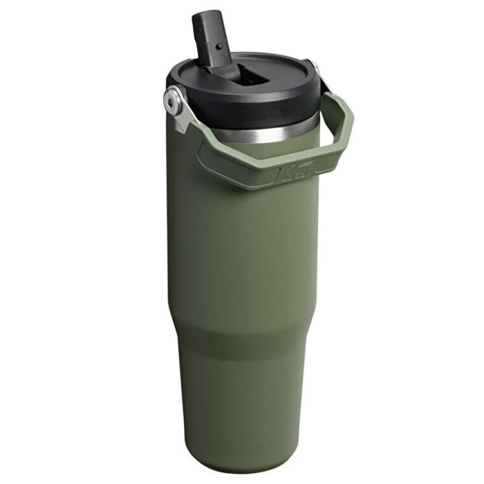 Termoszpohár szívószállal Stanley The IceFlow Flip Straw 2.0 Tumbler, 0.89L, Dried Pine 2