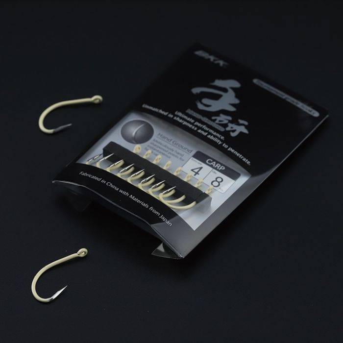 Carlige BKK Carp Hook Hand Ground, 8bucplic 4